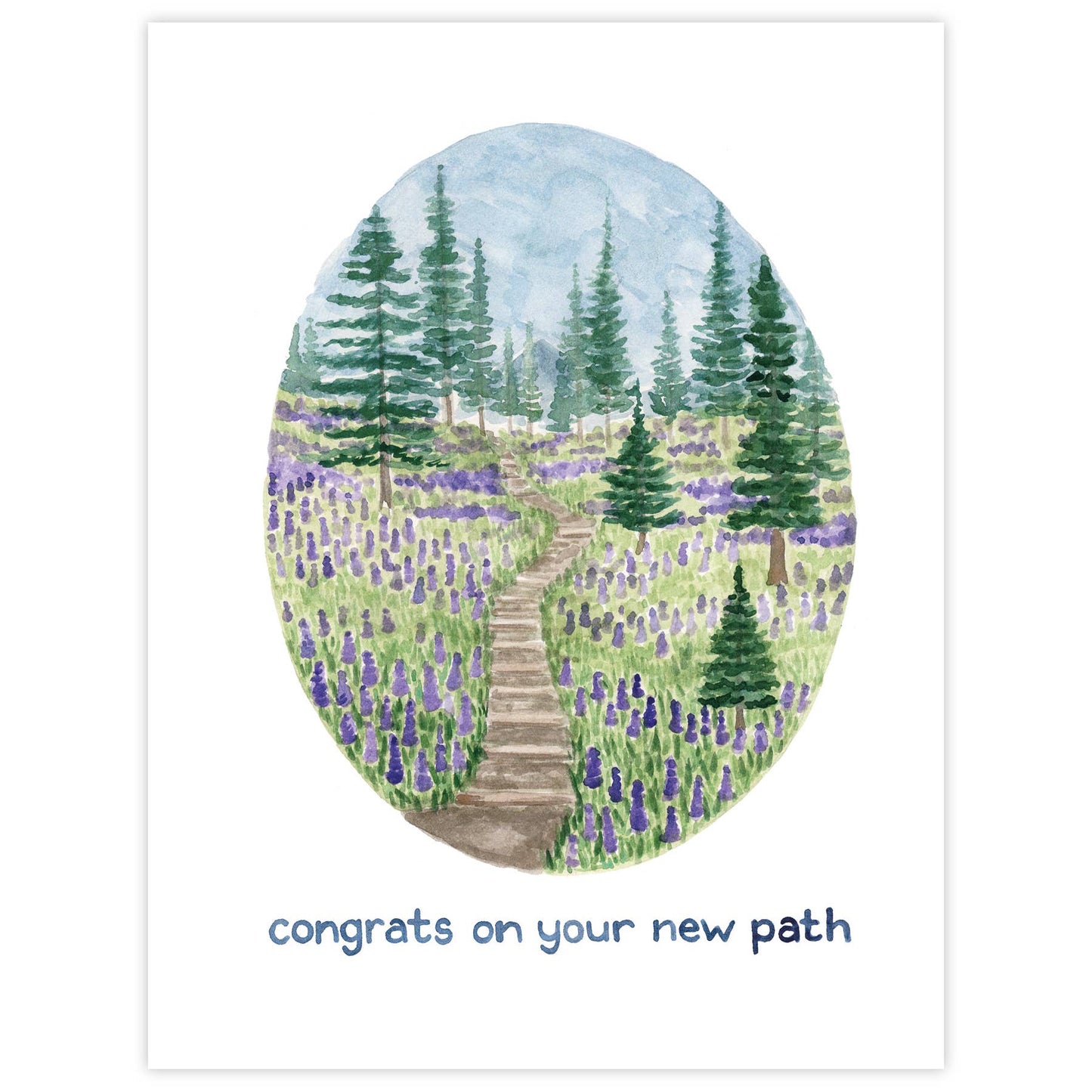 Yardia - New Path Congratulations Card - Retirement Card
