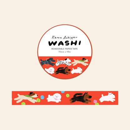 Karen Schipper - Dogs Washi Tape – Dog Craft Tape | Cute Planner Tape