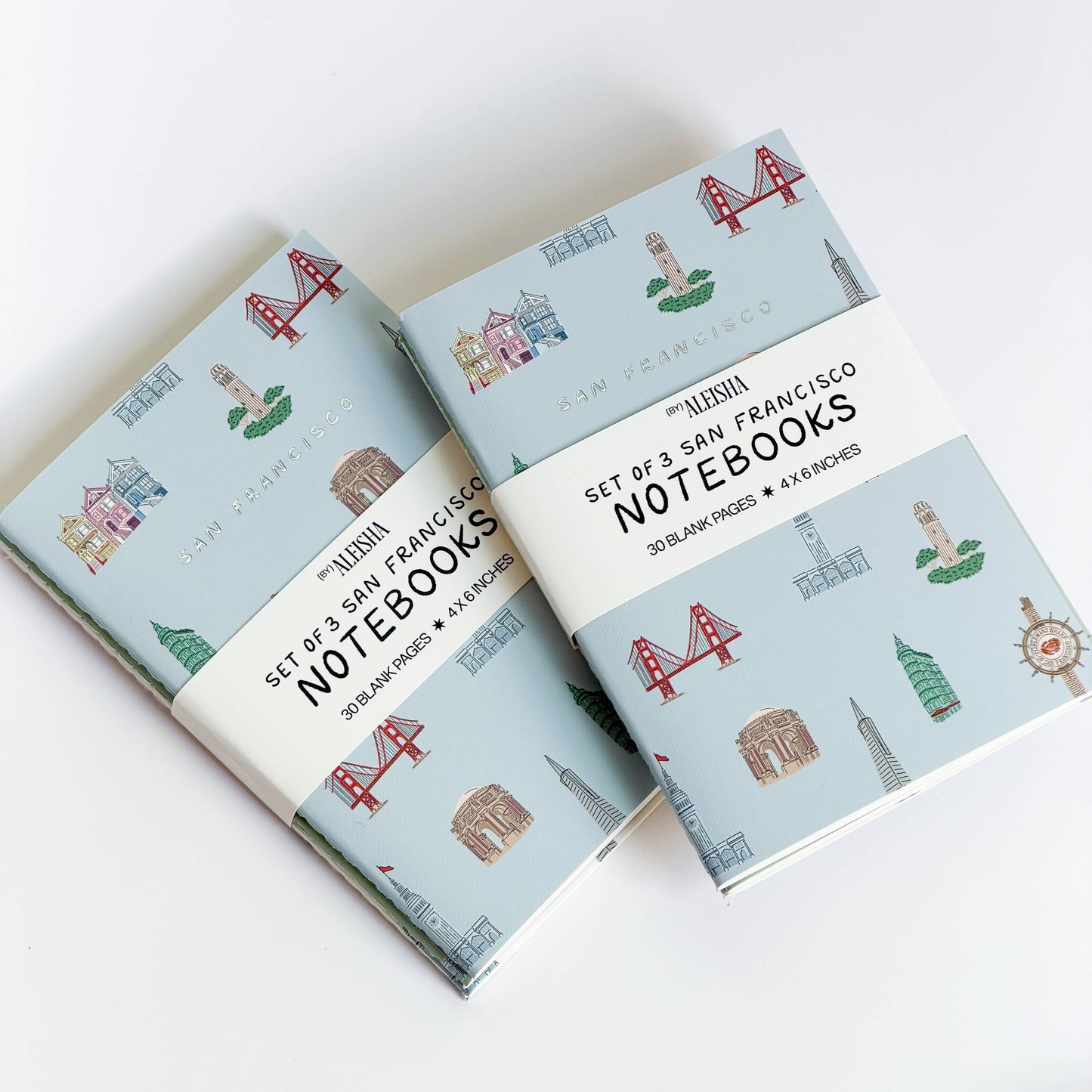 By Aleisha - San Francisco Landmark Notebooks (Set of 3)