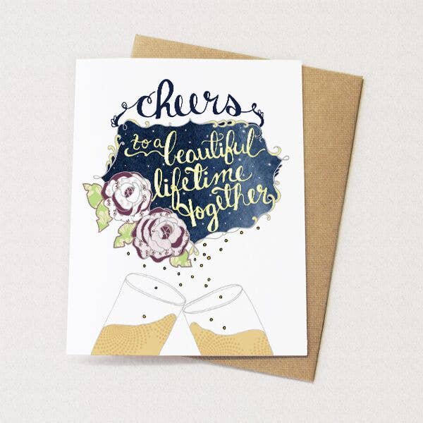 Cynla - Cheers Card - Wedding card
