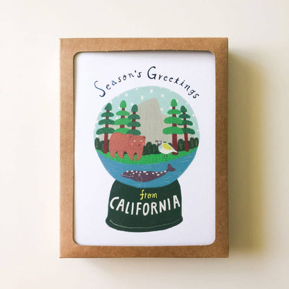 Honeyberry Studios - Northern California Snow Globe Holiday
