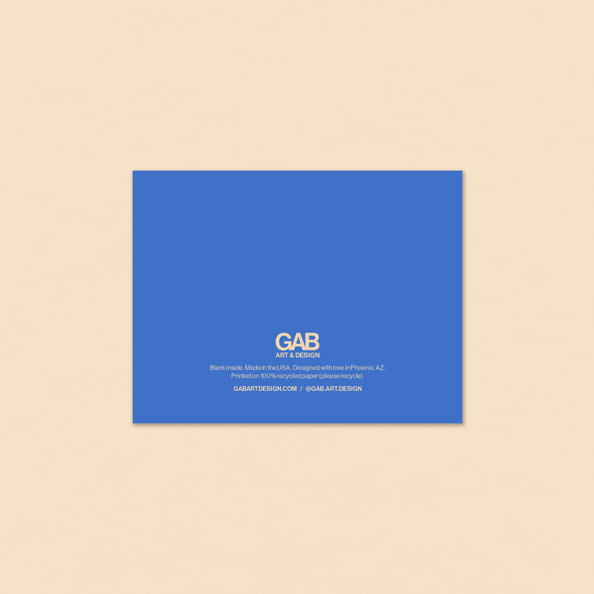 Gab Art & Design - Happy hanukkah  - holiday greeting card