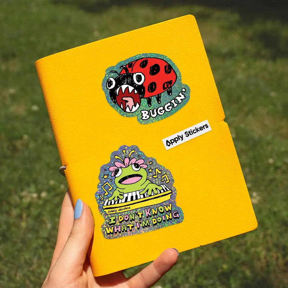 Apply Stickers - I don't know what I'm doing by Apply - Die-Cut Sticker