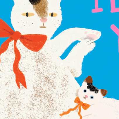 Carolyn Suzuki - CAT MAMA - Mother's Day Card