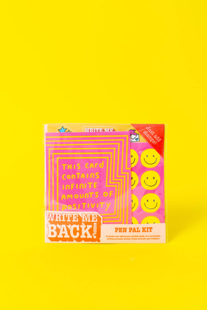 Egg Press - Positivity + Smiles Letter Writing Write Me Back Pen Pal Kit
