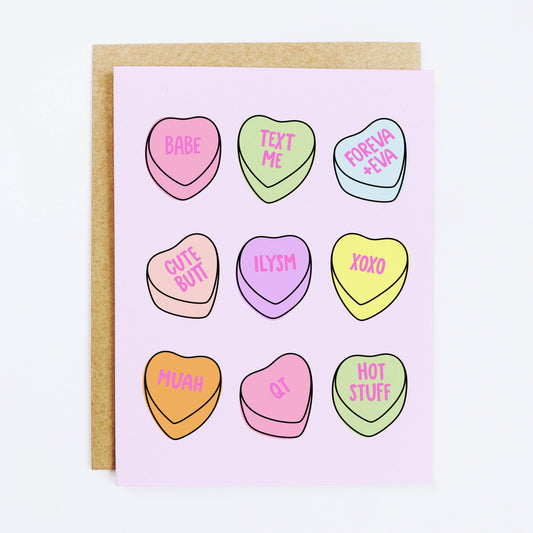 KANDS.CO - Conversation Hearts Card