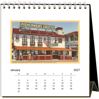 Found Image Press - San Francisco 2027 Desk Calendar