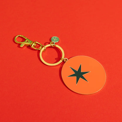 Mel Andrel - Tomato Enamel Keychain & Bag Charm