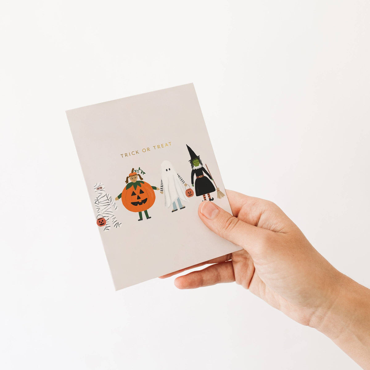 Ramona & Ruth - Trick Or Treaters Halloween Greeting Card