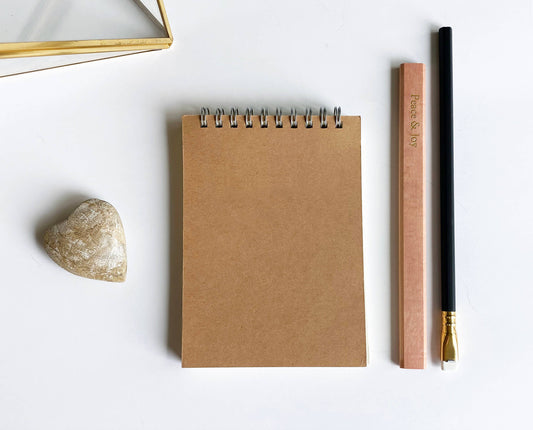 Studio Portmanteau - Medium Top Spiral Notebook: Kraft
