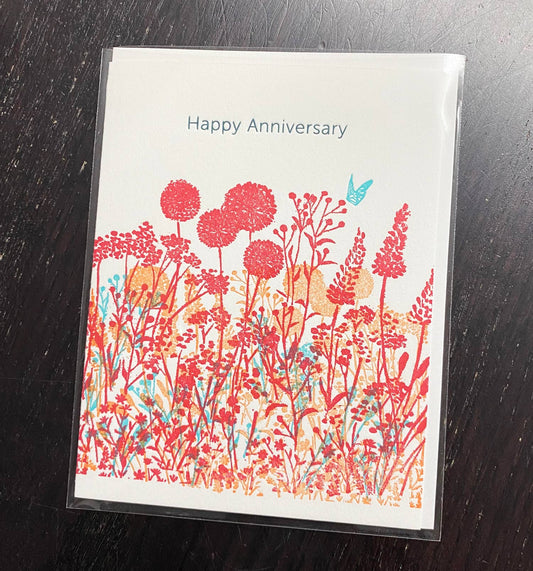 Ilee Papergoods - Meadow Anniversary A2 Card