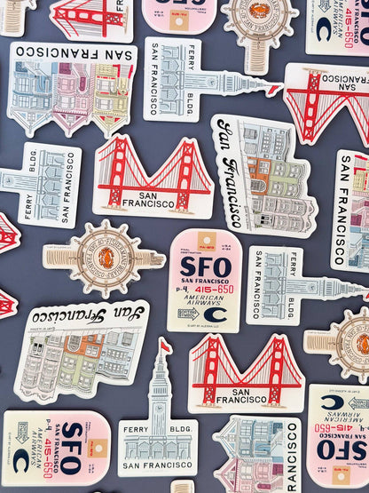 By Aleisha - Home Sweet San Francisco Acrylic Magnet