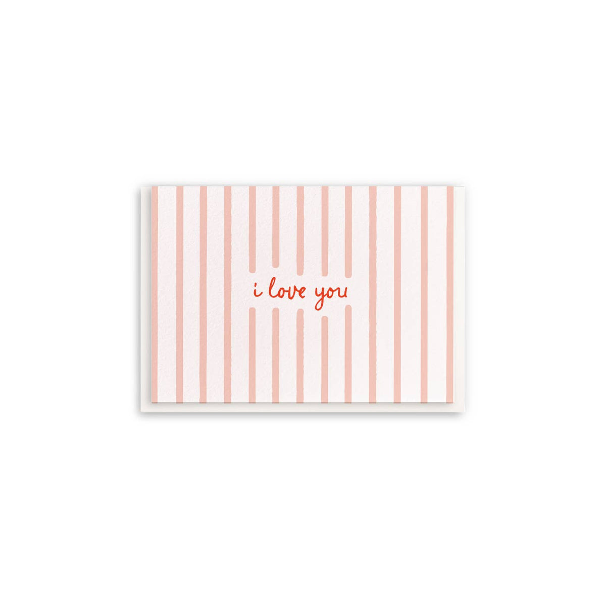 Dahlia Press - Love You Stripes - Enclosure Greeting Cards