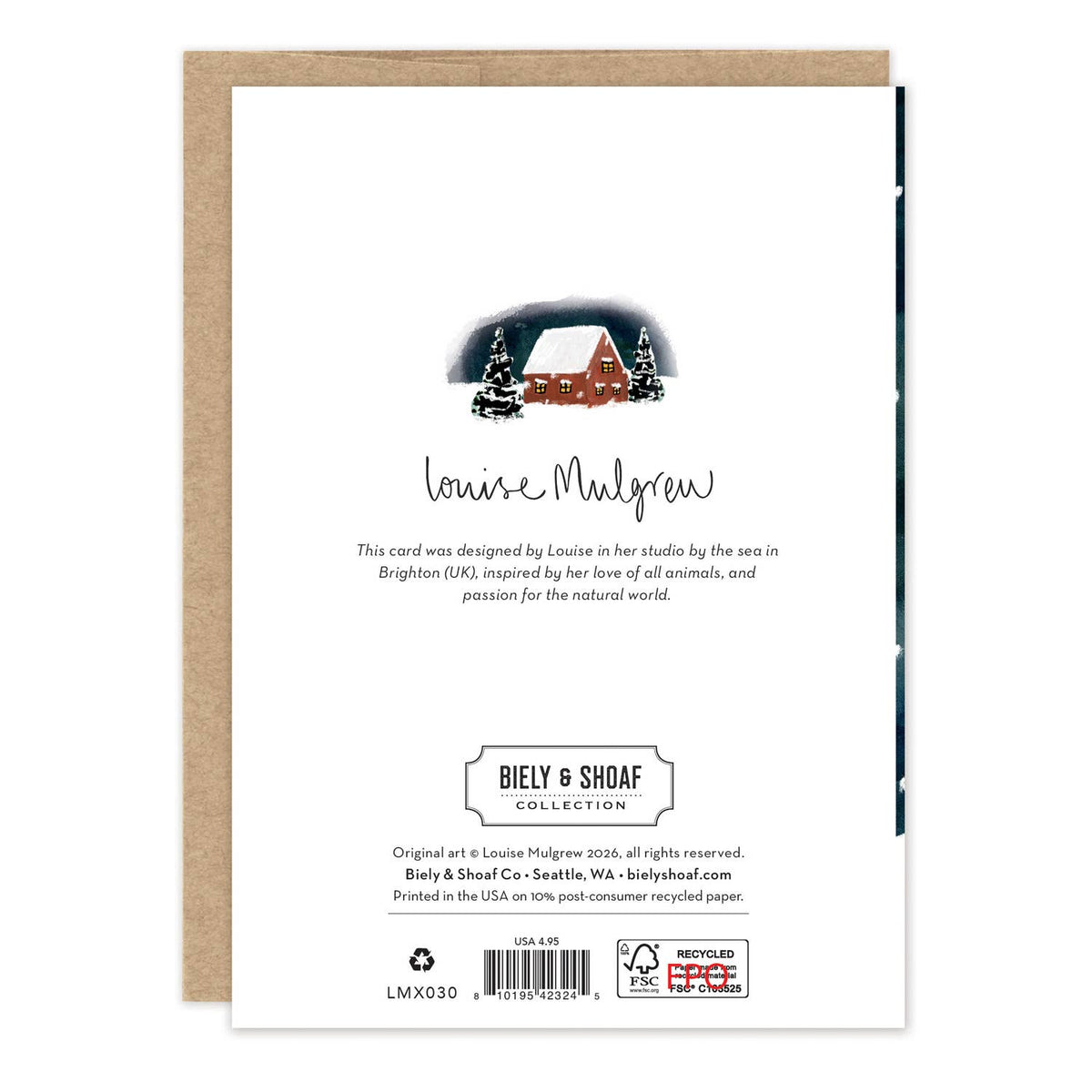 Biely & Shoaf - Winter Wishes Boxed Holiday Cards - Set of 10