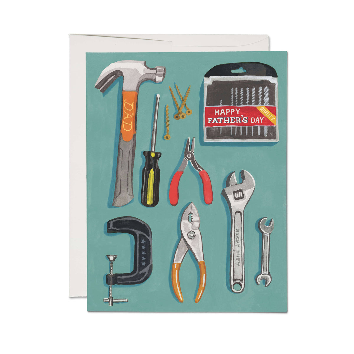 Red Cap Cards - Handy Dad greeting card: Single – post.script.