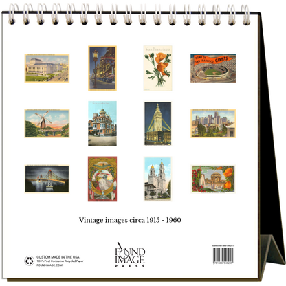 Found Image Press - San Francisco 2026 Desk Calendar