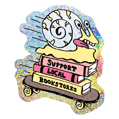 Apply Stickers - Support Your Local Bookstore by Apply - Die-Cut Sticker