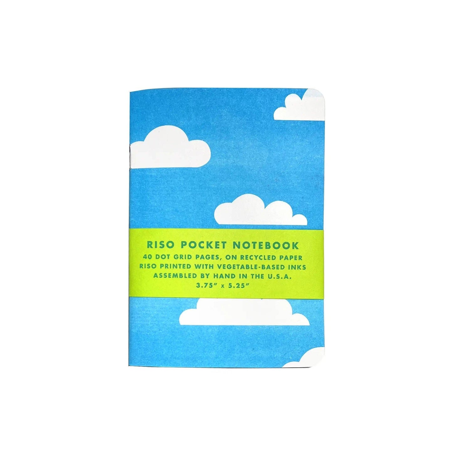 Next Chapter Studio - Risograph Pocket Notebook - Clouds