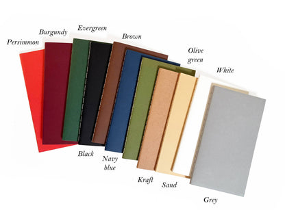 Studio Portmanteau -Mini Saddle Stitch  Blank Notebooks: Kraft