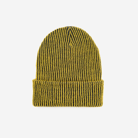 VERLOOP - Simple Rib Knit - Golden Olive Navy