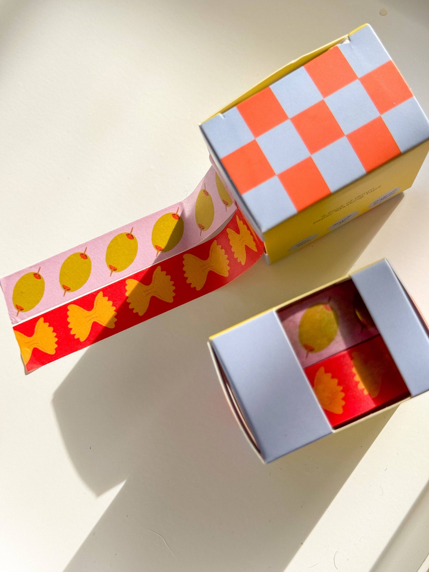 Mel Andrel - Olive & Pasta Washi Tape Two-Pack