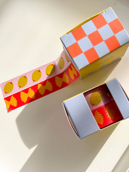 Mel Andrel - Olive & Pasta Washi Tape Two-Pack