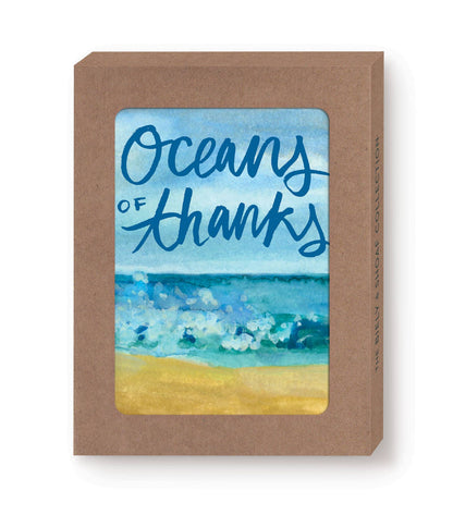 Biely & Shoaf - Oceans Of Thanks Boxed Notecard - Set of 10