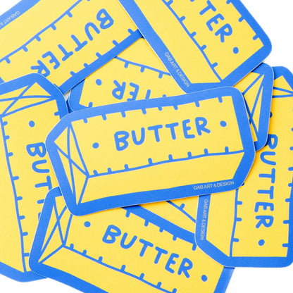 Gab Art & Design - Butter - sticker