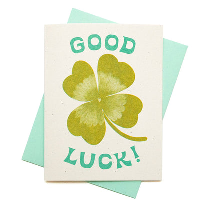 Bromstad Printing Co. - Good Luck - Risograph Card