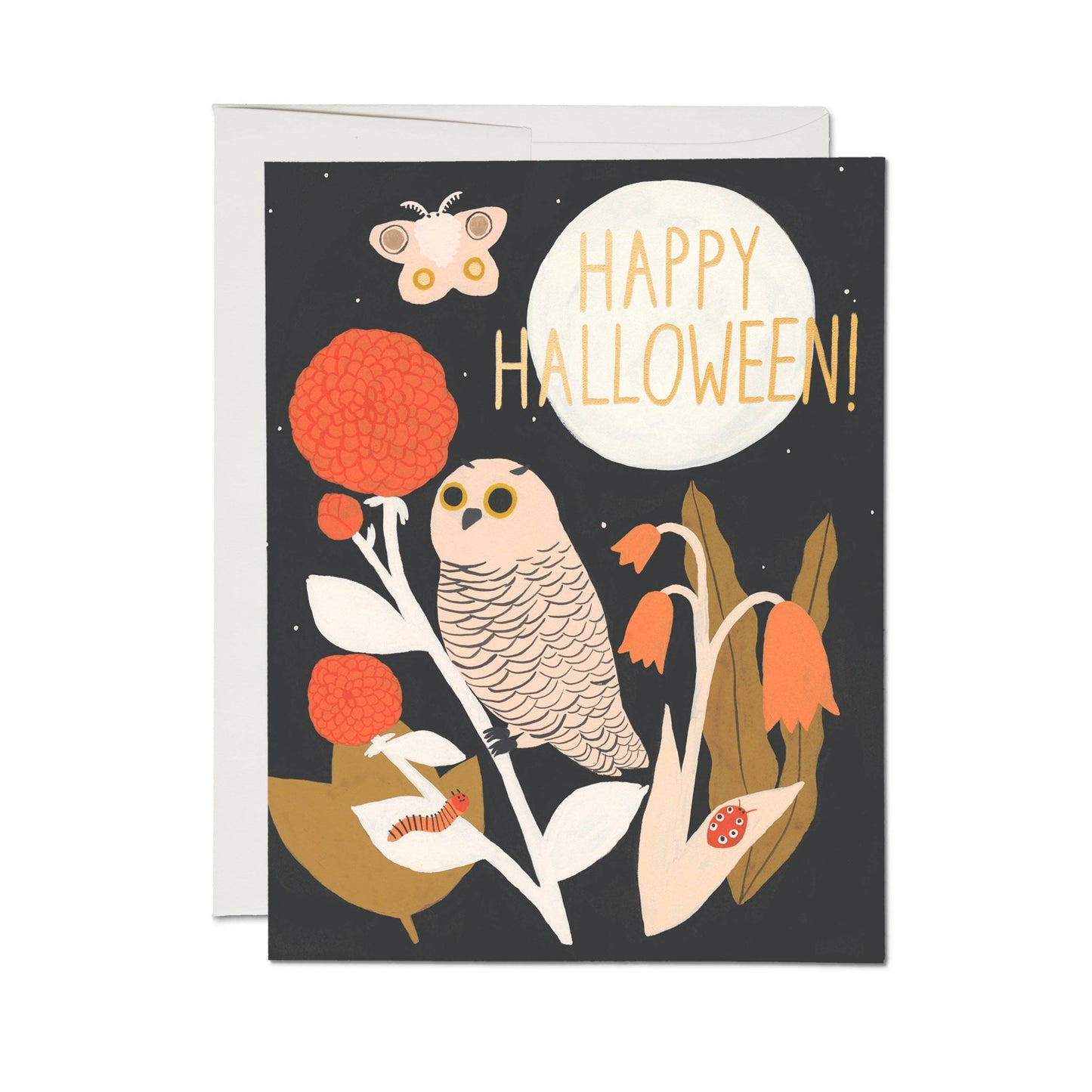 Red Cap Cards - Spooky Night Halloween greeting card