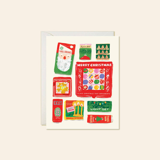 Karen Schipper - Christmas Packaging – Vintage Holiday Greeting Card