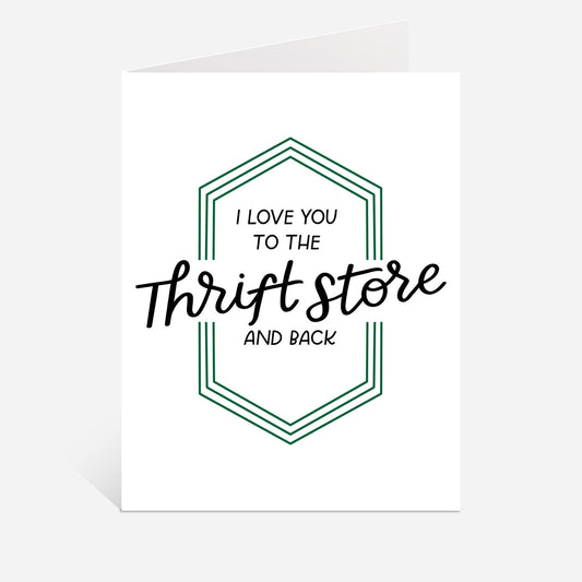 Just Follow Your Art - Thrift Store Love Card | Funny Greeting Cards, Shop Vintage