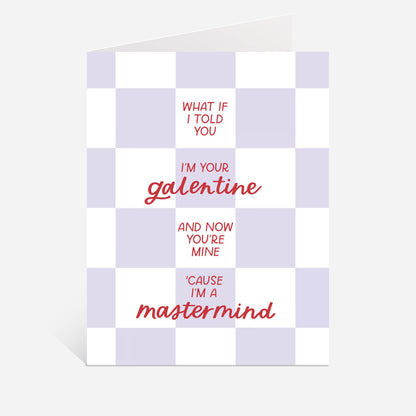 Just Follow Your Art - Mastermind Galentines Card | Swiftie Galentine's Day Eras