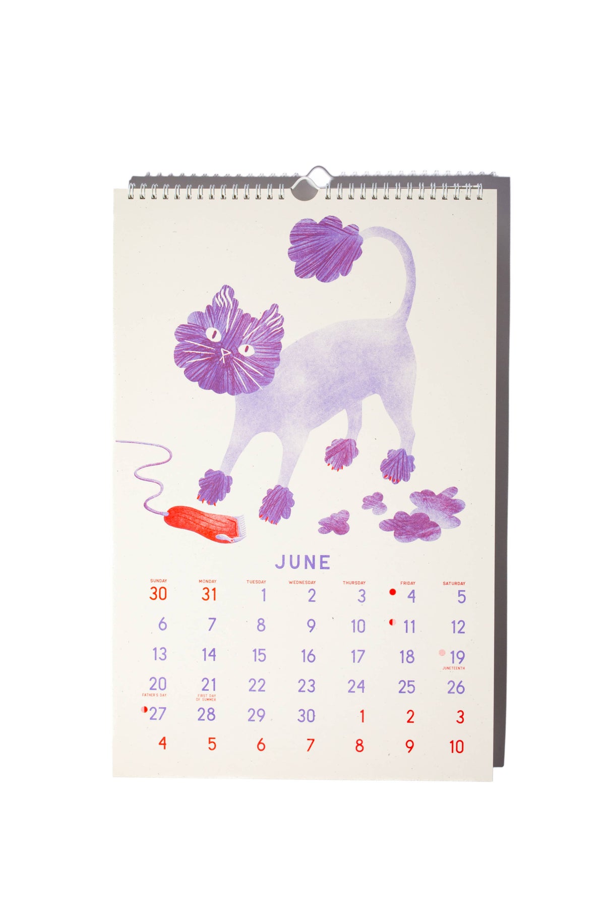 Bromstad Printing Co. - 2027 Risograph Wall Calendar - Just Makin' It Through