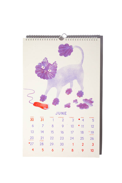 Bromstad Printing Co. - 2027 Risograph Wall Calendar - Just Makin' It Through