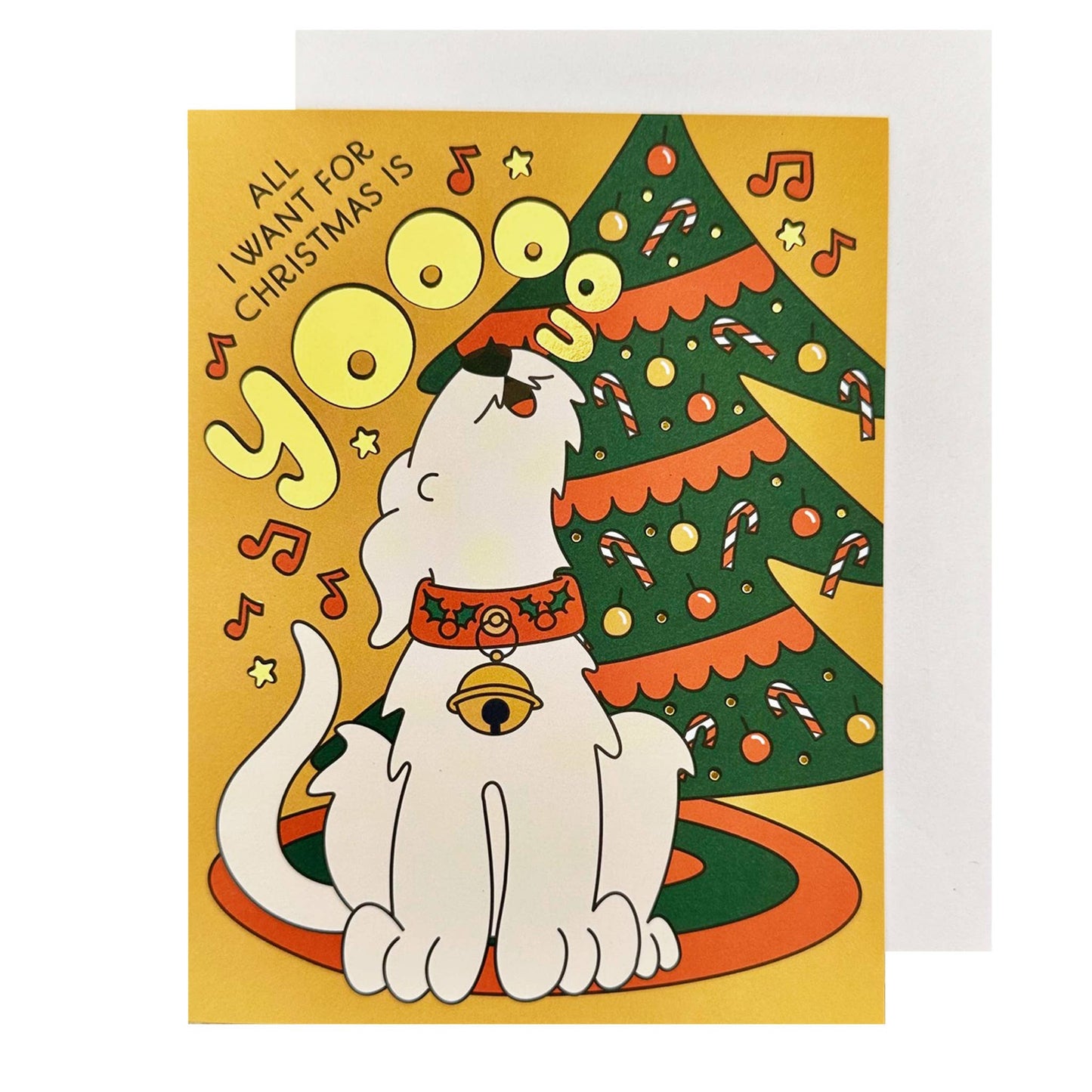 The Social Type - Singing Dog Christmas Card