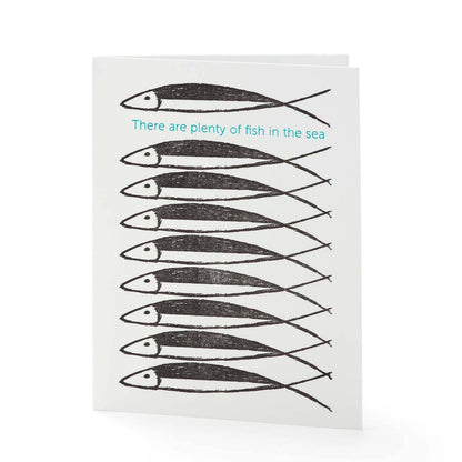 Ilee Papergoods - Fish in the Sea "You're the only one for me" A2 card