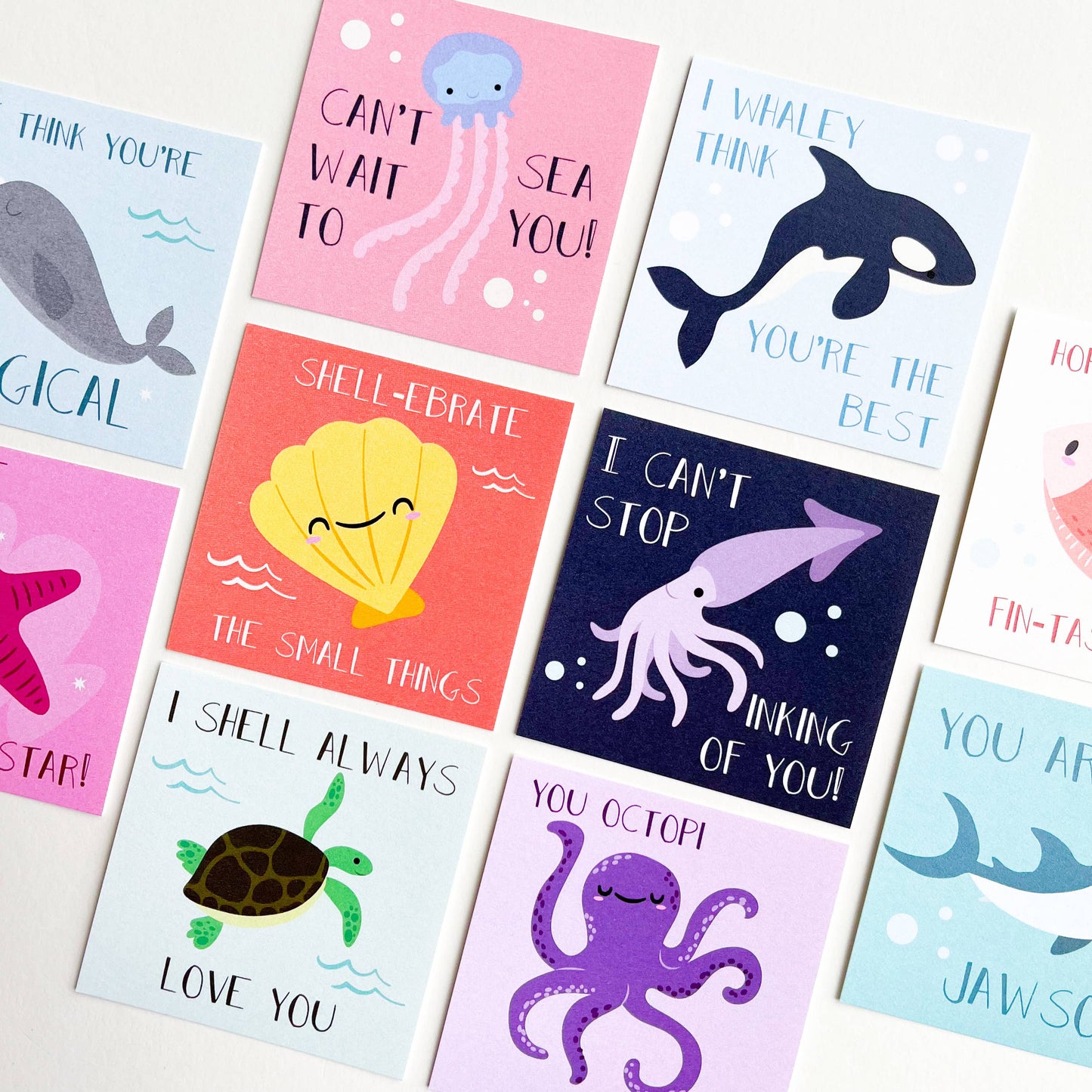 The Paxton Press - Lunch Box Notes - Sea Creatures