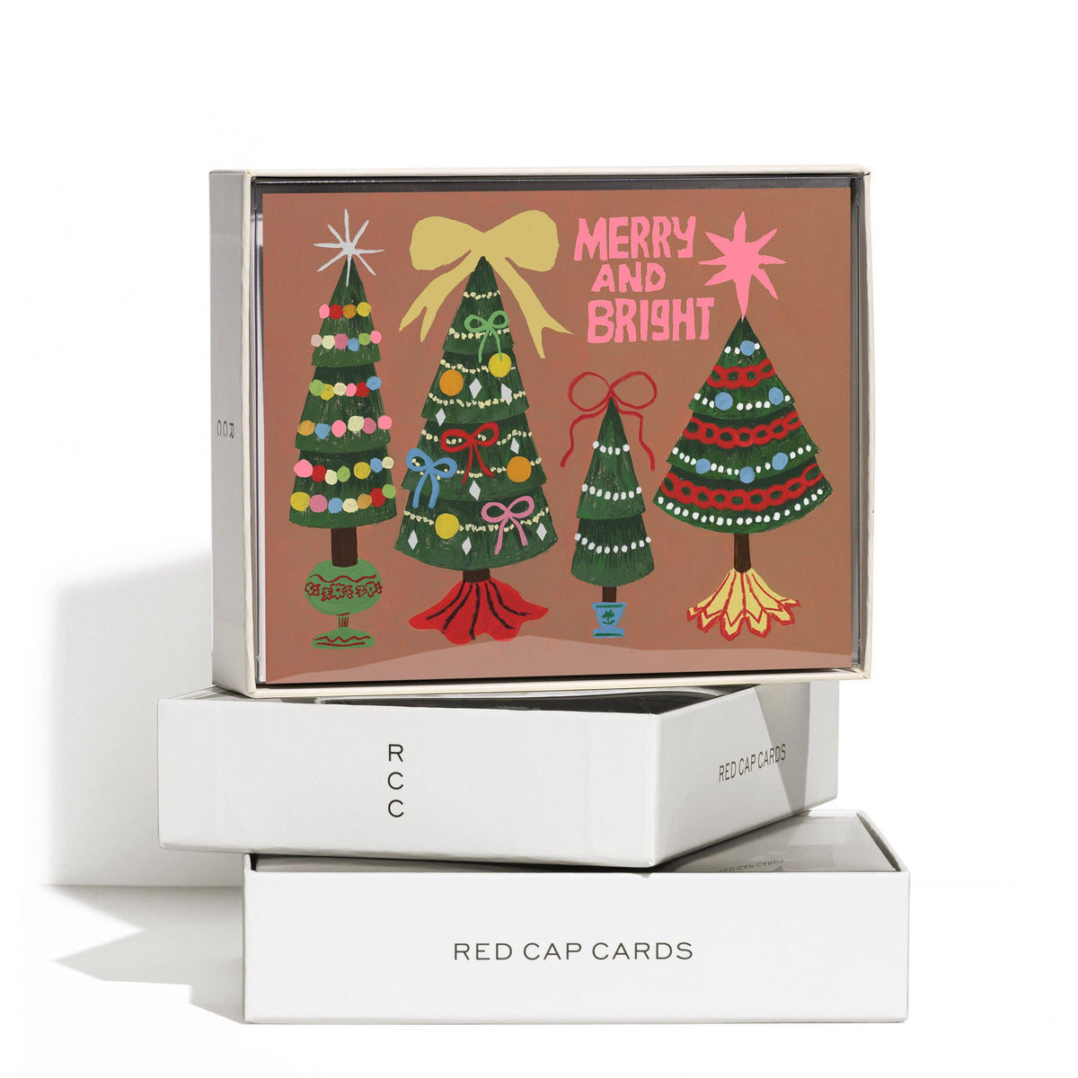 Red Cap Cards - Brilliant Trees greeting card: Single