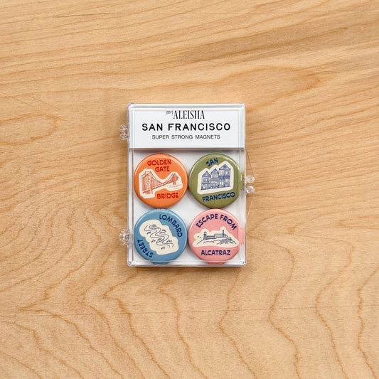 By Aleisha - San Francisco Icons Magnet Set