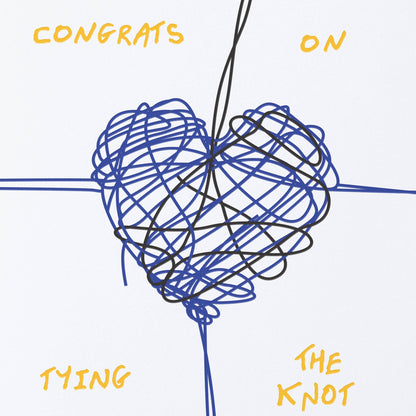 Sweet Bippy Press - Congrats on Tying the Knot Engagement Card