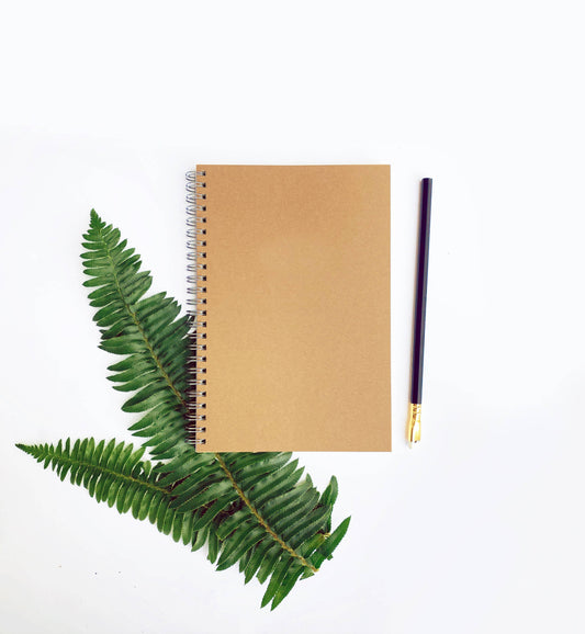 Studio Portmanteau - Kraft Left Spiral Notebook: Lined