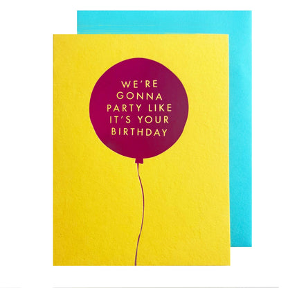 The Social Type - Party Birthday Card