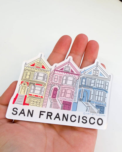 By Aleisha - Painted Ladies Acrylic Magnet