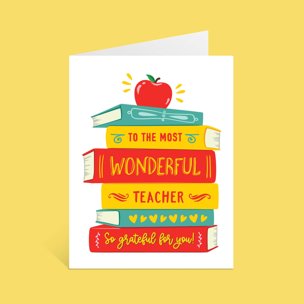Postscript Cards Lucy Loves Paper - Most Wonderful Teacher | Teacher Appreciation Card ...