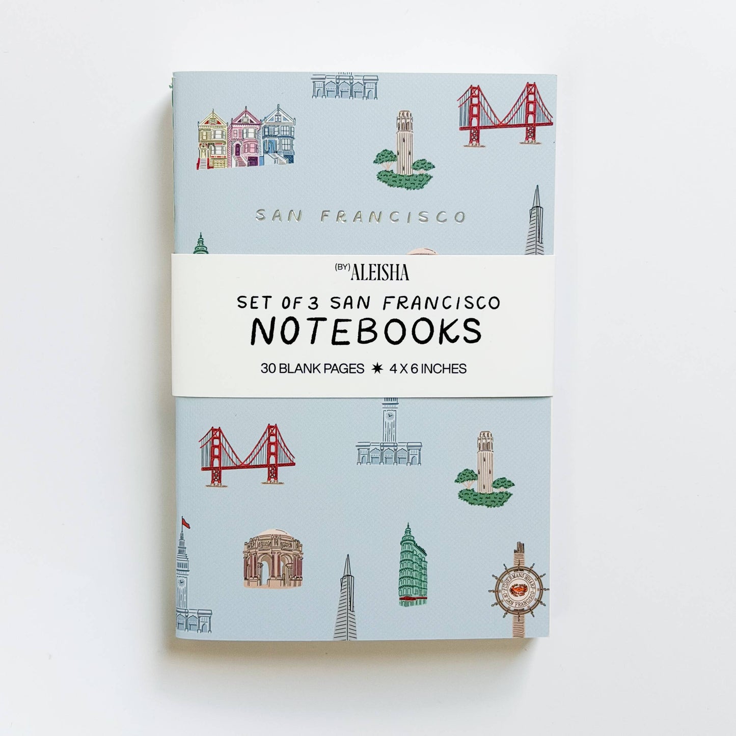 By Aleisha - San Francisco Landmark Notebooks (Set of 3)