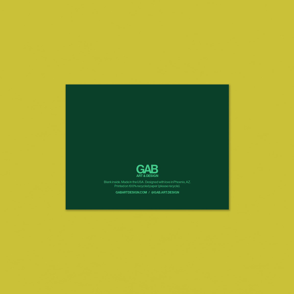 Gab Art & Design - Happy holidays no. 1 - greeting card