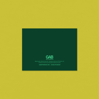 Gab Art & Design - Happy holidays no. 1 - greeting card