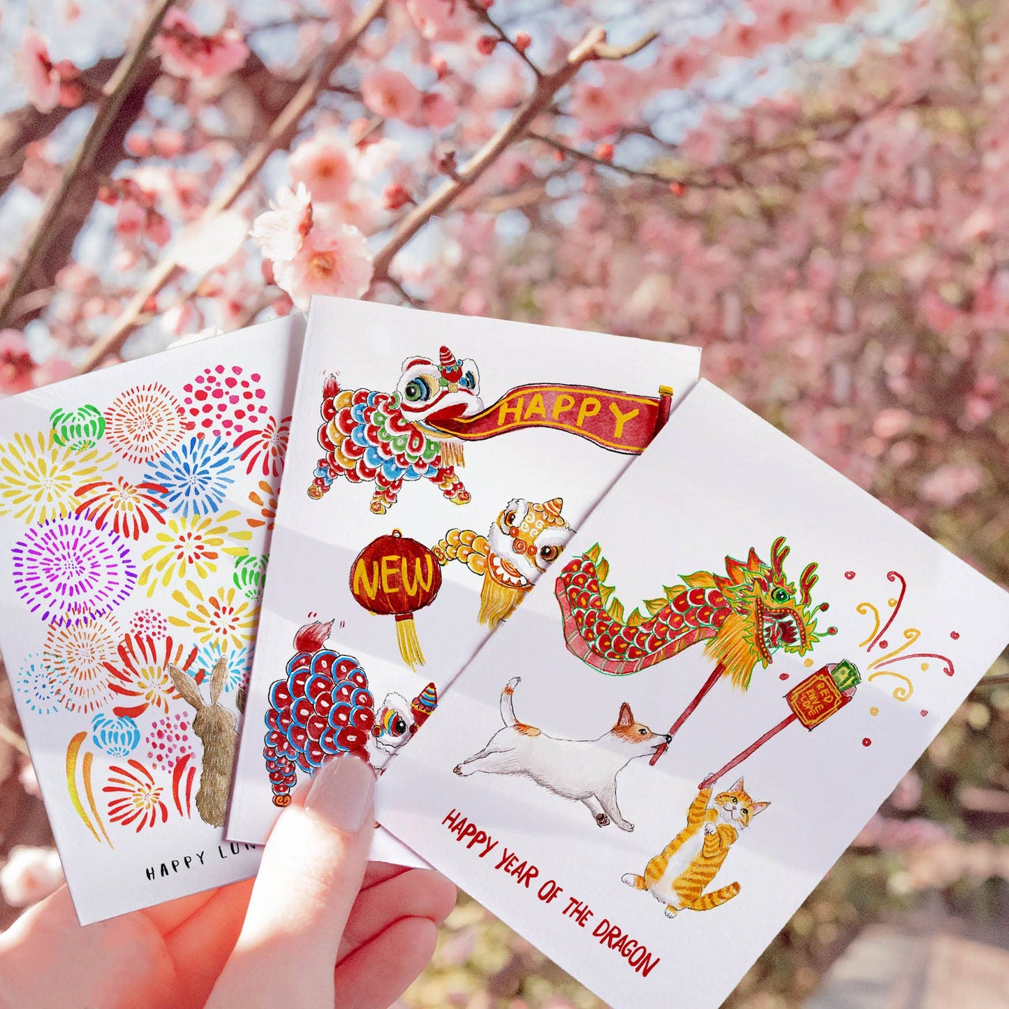 Liyana Studio - Lion Dance Greetings - 2025 Lunar New Year Card