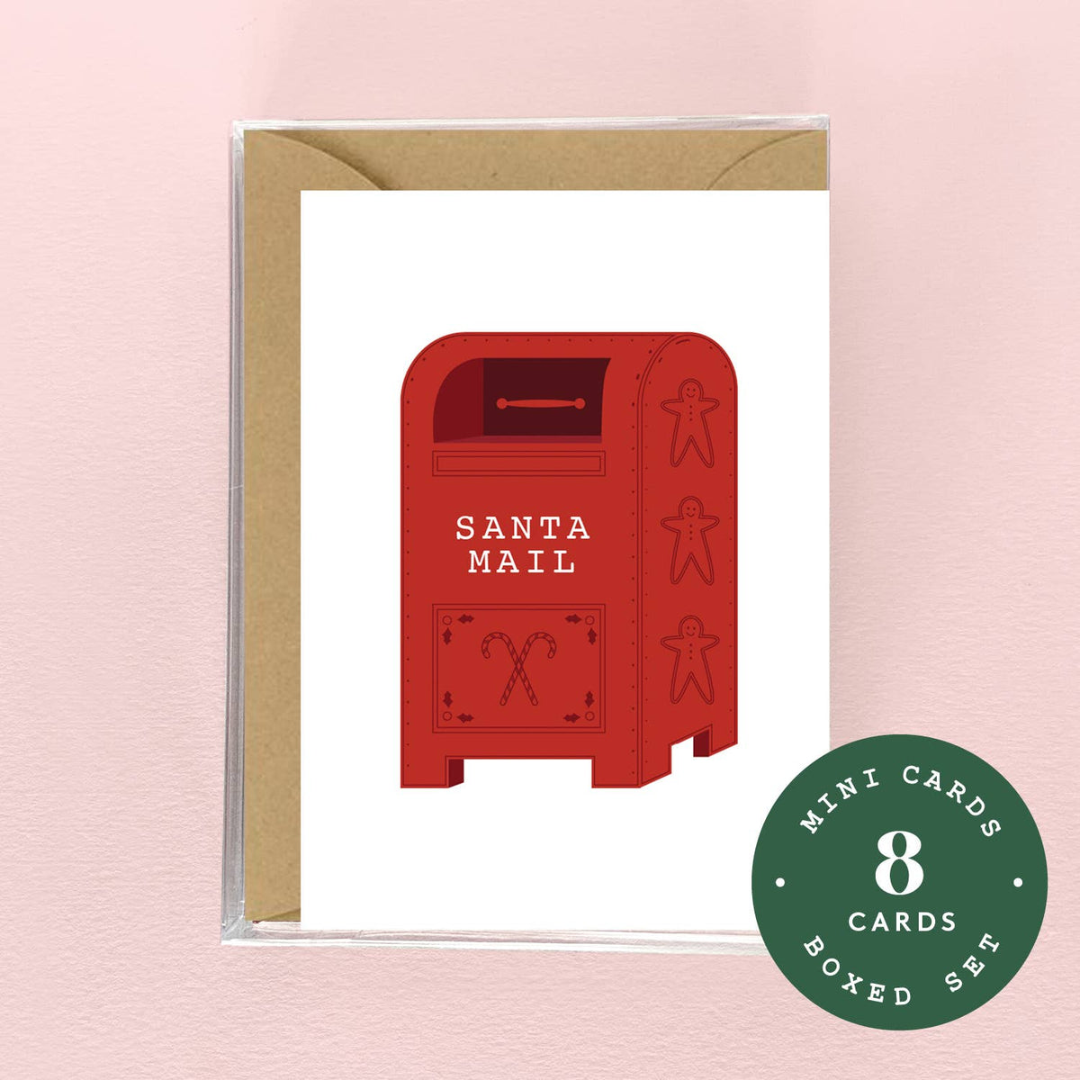 Spaghetti & Meatballs - Santa Mail Mini card